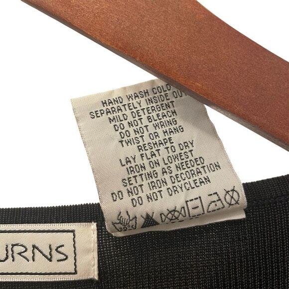 Lucia Burns Vintage Top Black w/ Christmas Tree w/Sequins Beads Women’s Size XL - Picture 4 of 7